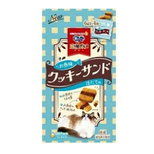 ユニ・チャーム 銀のスプーンおやつお魚味クッキーサンドほたて味24g