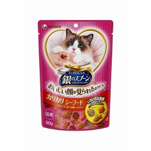 ユニ・チャーム 銀のスプーン ハッピ−クランチ シ−フ−ド 60g 4520699694404 ※30個ロット ※楽天 Amazon売価厳守