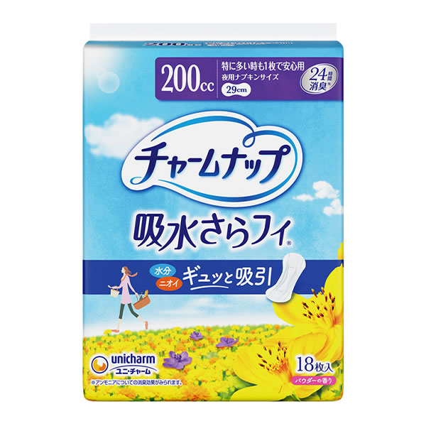 ユニ・チャーム チャームナップ 特に多い時も1枚で安心用 18枚 4903111533305 ※12個ロット